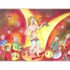 VERCRUYCE Bernard - Dessin à l'aquarelle "Le Streap-Tease" 17x24cm