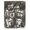 VERDIER Maurice - Lithographie "Les portraits" 32x25cm