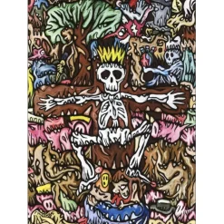 VERSCHAERE Fabien - Lithographie "Fake Faith" 69x50cm - 2020