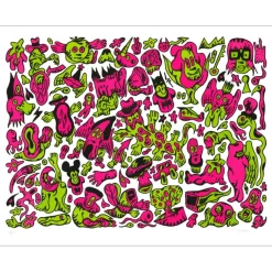 VERSCHAERE Fabien - Lithographie "Magic Inventory" 65x83cm - 2022