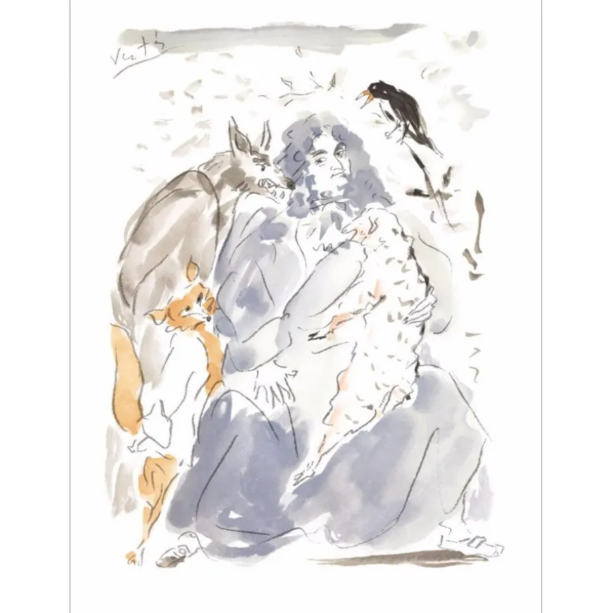VERTÈS Marcel - Lithographie originale "Contre ceux qui ont le goût difficile" 38x28cm - 1961
