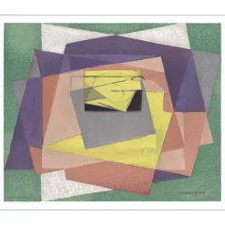 VILLON Jacques - Lithographie "Compositon" 43x51cm - 1961
