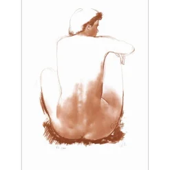VOLTI Antoniucci - Lithographie "Femme nue" 65x46cm