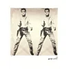 WARHOL Andy - Sérigraphie "Elvis Double" 57x39cm - 1995