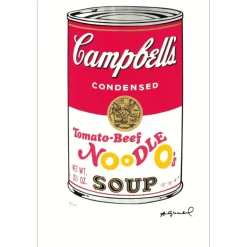 WARHOL Andy - Sérigraphie "Campbell's Soup I" 57x39cm - 1995