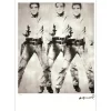 WARHOL Andy - Sérigraphie "Elvis Triple" 57x39cm - 1995
