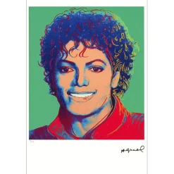WARHOL Andy - Sérigraphie "Michael Jackson" 57x39cm - 1995