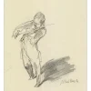 WEISBUCH Claude - Dessin original "Le Violoniste, Premier Violon" 35x30cm