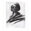 WEISBUCH Claude - Gravure originale "Portrait d'homme" 76x56cm - 1970 - N°1/10