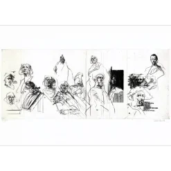 WEISBUCH Claude - Gravure originale "De Principatibus I" 63x90cm - 1972