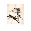 WEISBUCH Claude - Gravure originale " Le Joueur de Tennis " 57x38cm