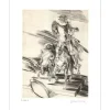 WEISBUCH Claude - Gravure originale "Sancho et Don Quichotte" 66x50cm