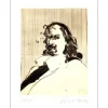 WEISBUCH Claude - Gravure originale "Horace, portrait" 32x25cm - 1995