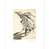 WEISBUCH Claude - Gravure originale " Le Violoncelliste " 48x33cm
