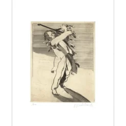 WEISBUCH Claude - Gravure originale " Legato " 57x38cm