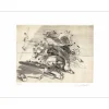 WEISBUCH Claude - Gravure originale "Don Quichotte, le chevalier de la Mancha" 50x66cm