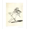 WEISBUCH Claude - Gravure originale "Le sommelier" 41x33cm - 2007