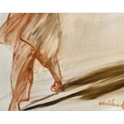 WEISBUCH Claude - Huile sur Toile "Le Violoniste" 46x38cm (8F)