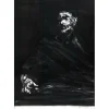 WEISBUCH Claude - Lithographie originale "Portrait" 75x54cm - 1970