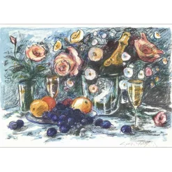 YOLDJOGLOU Georges - Lithographie originale "Nature morte" 38x55cm